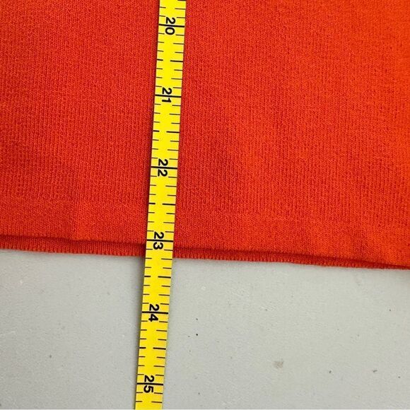 Chicos orange V-neck tank top size 3(L-16) - Picture 4 of 5
